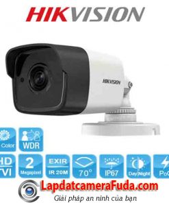Camera Hikvision DS-2CE16D8T-ITE thân ống FullHD1080P hồng ngoại 20m siêu nhạy sáng PoC